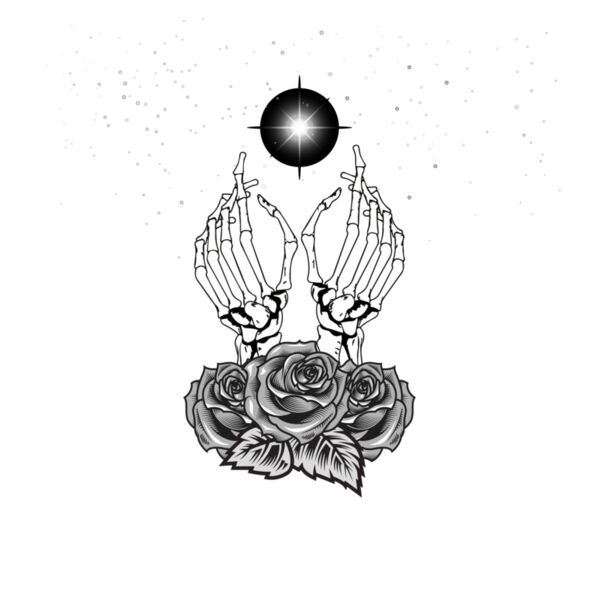 Skeleton Hands Roses Thumbnail